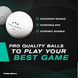 PRO-SPIN Ping Pong Balls 3-Star White 40+ Pack 12 ABS Training Balls view 4