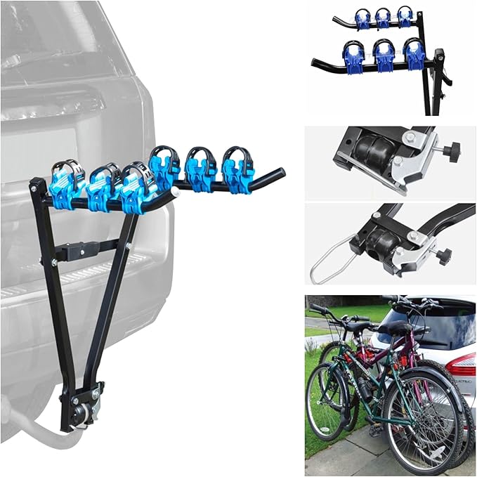 UKB4C 3 Bike Car Van Tow Bar Towbar Towball Mount Cycle Bicycle Carrier