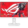 ASUS ROG Strix 25” (24.5-inch viewable) 1080P HDR Gaming Monitor (XG259QNG-W) - White, Full HD, 380Hz, 0.3ms, Fast IPS, Low Motion Blur Sync, FreeSync Premium, DisplayWidget, Ergonomic, 3 yr Warranty
