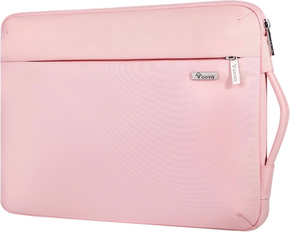 Voova 360° Protective Laptop Sleeve 13-14 inch Pink Waterproof Case