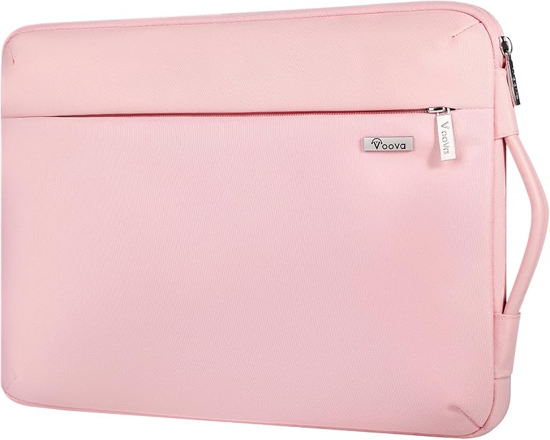 Voova 360° Protective Laptop Sleeve 13-14 inch Pink Waterproof Case