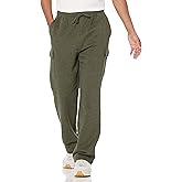 Amazon Essentials mens Cargo Fleece Sweatpant with Open Hem