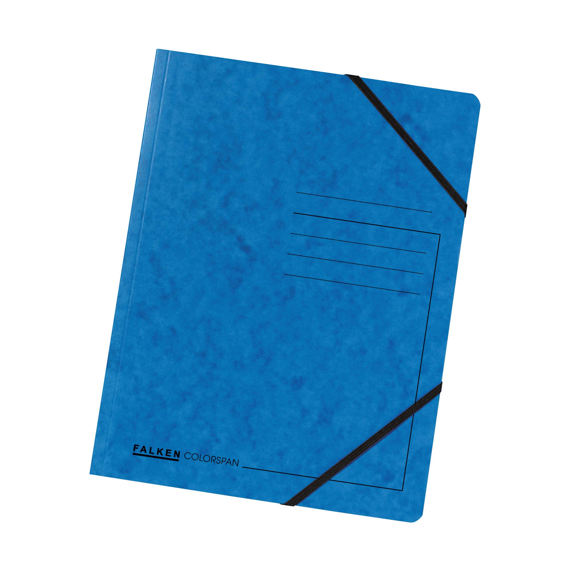 Falken Colorspan premium folder with elasticated corners blue