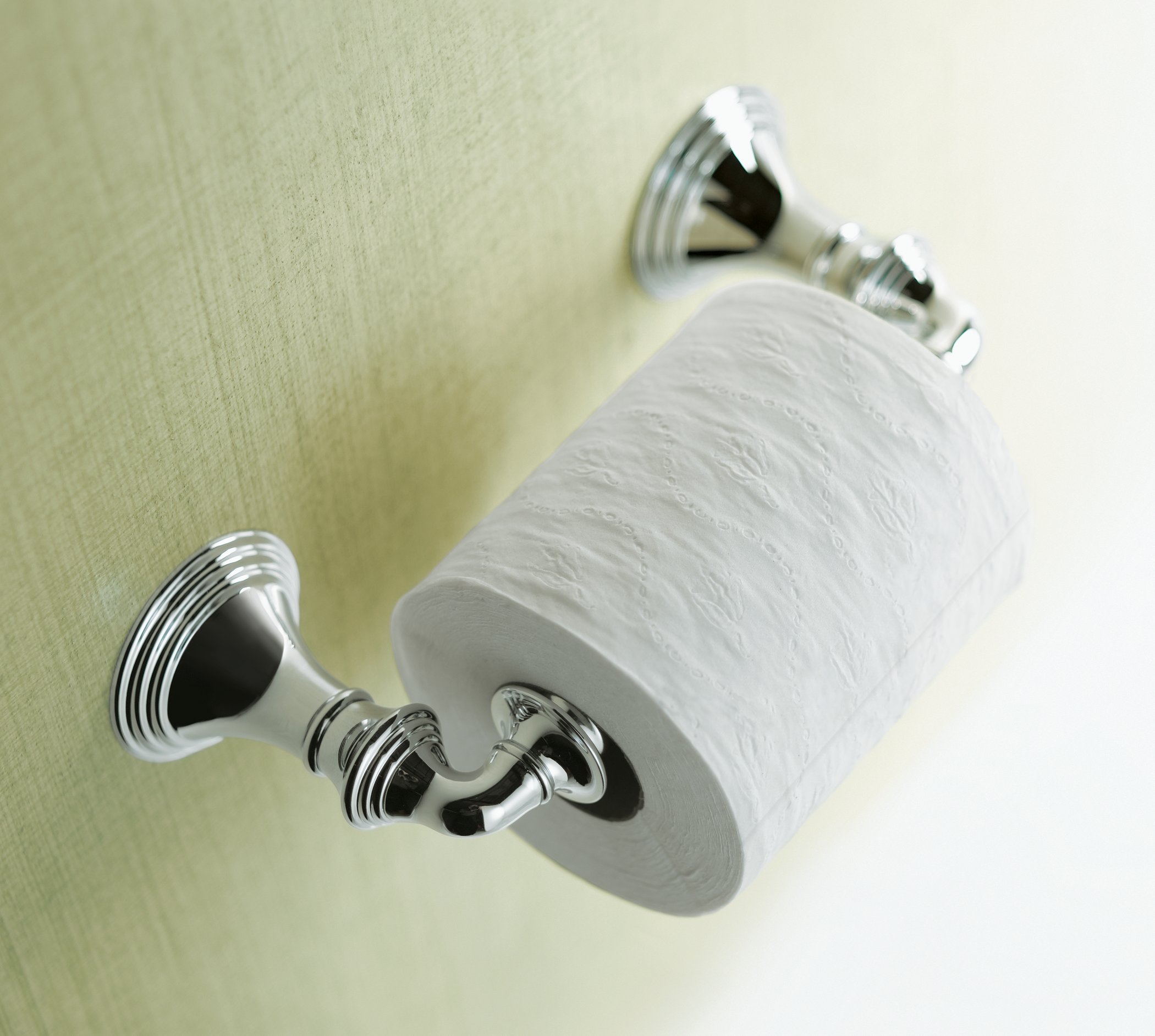 KOHLER K10554BN Devonshire Toilet Tissue Holder, Double Post, Vibrant