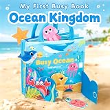 hahaland Ocean Felt Busy Book Toddler Montessori Quiet Book 1 Year+ view 2