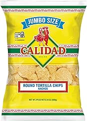 Calidad Yellow Round Tortilla Chip, 24 Oz