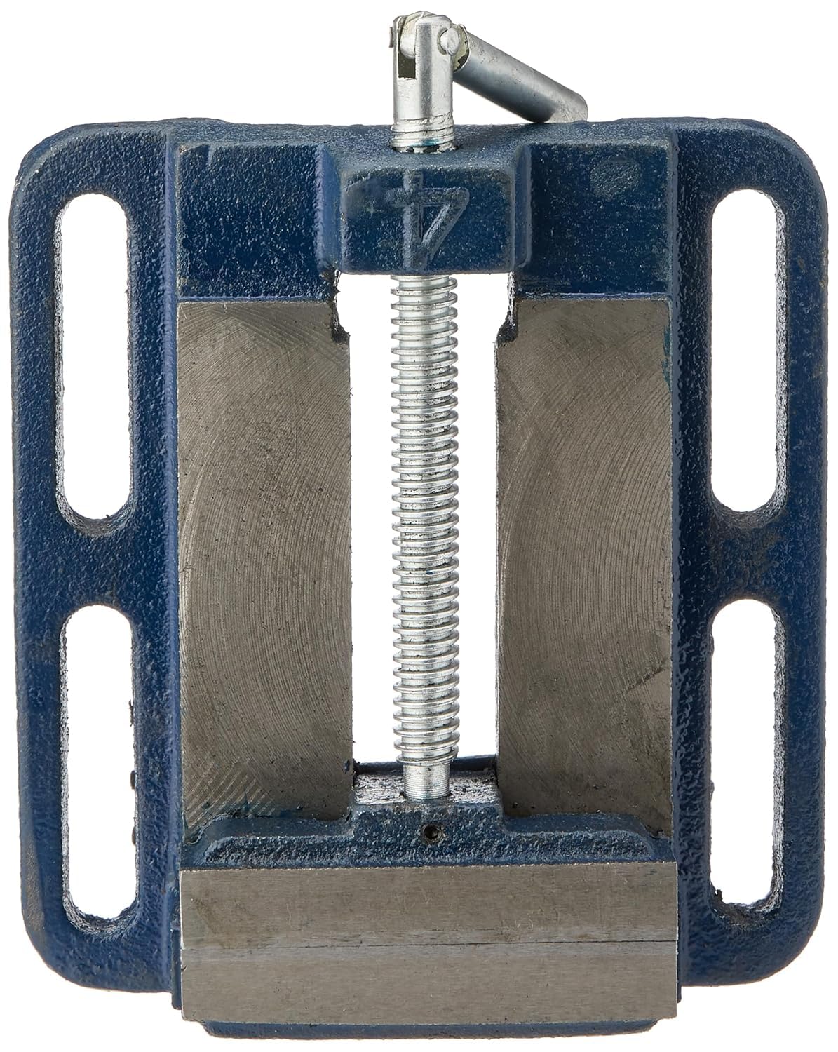 Toolzone VC019 4-Inch 100 mm Machine Vice for Pillar Drill/Hand Clamp - Blue