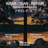 DJR PRO-FIX Ripstop Repair Patch Kit Waterproof Self-Adhesive 7 pcs Black view 7