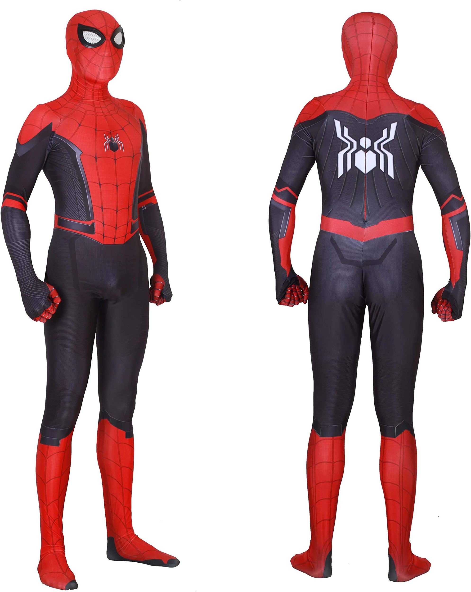 MYanimec Unisex Lycra Spandex Zentai Halloween 2019 New far from Home New Spiderman Cosplay Costumes Suit Adult/Kids 3D Style