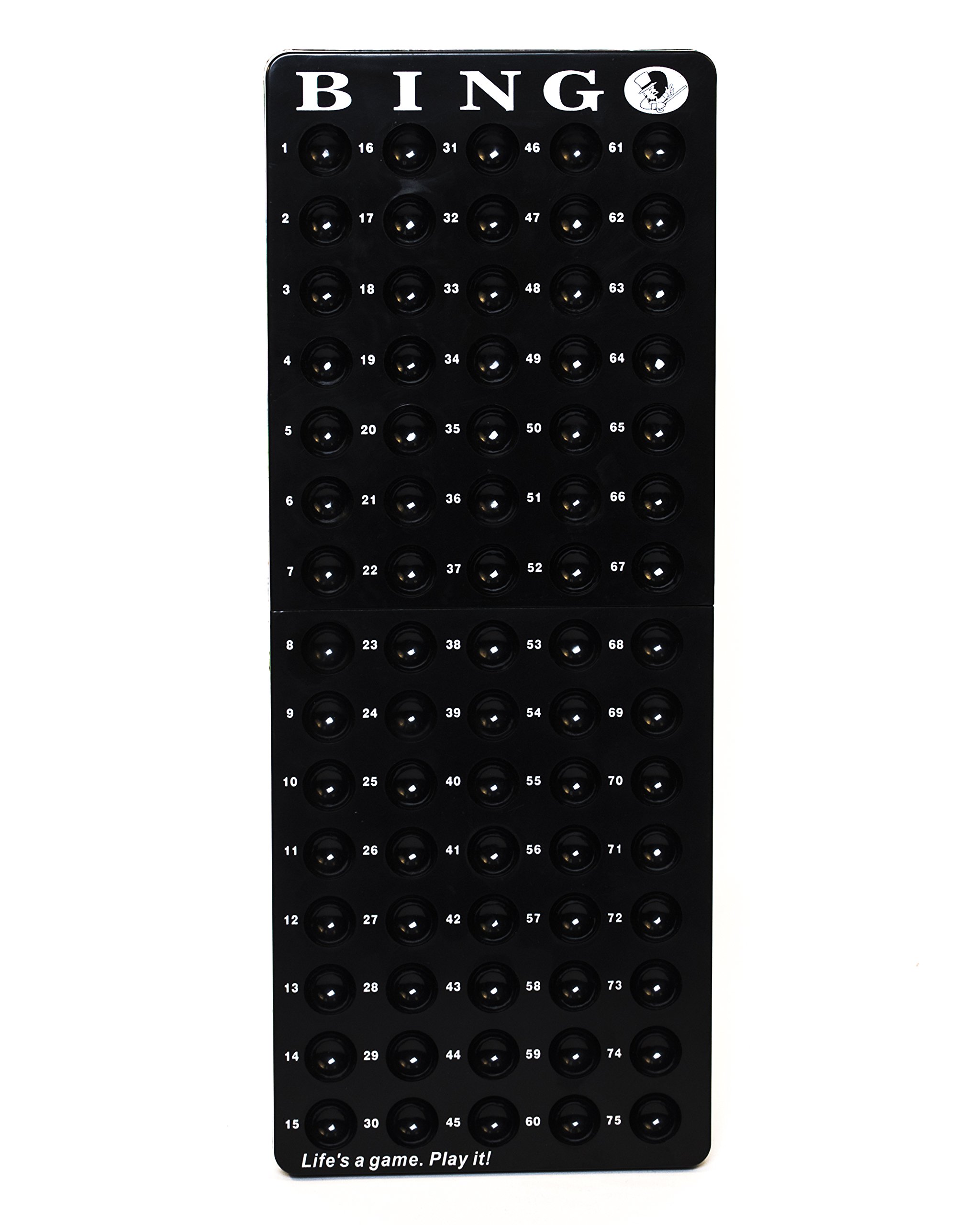 Black bingo chips candy