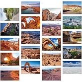 Dear Mapper Vintage United States Utah Landscape Postcards Pack 20pc/Set | Postcards from Around the World Greeting Cards for Business World Travel Postcard for Mailing Decor Gift