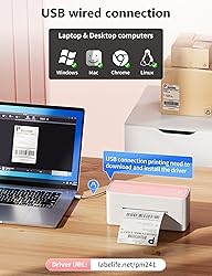 Phomemo Bluetooth Thermal Label Printer, 241BT 4X6