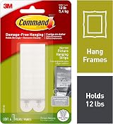 Command Narrow Picture Hanging Strips 17207 – 2 Pack of 4 Pairs view 2
