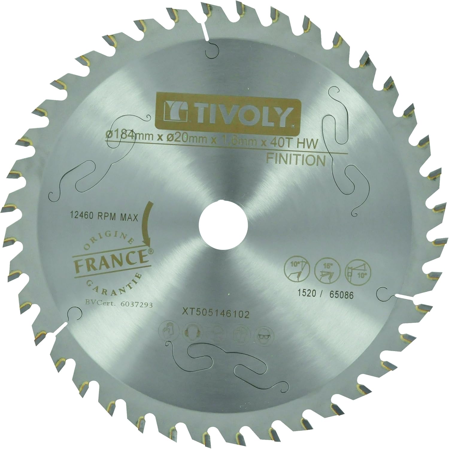 Tivoly xt505146103 Circular Saw Blade, Steel, 190 cm
