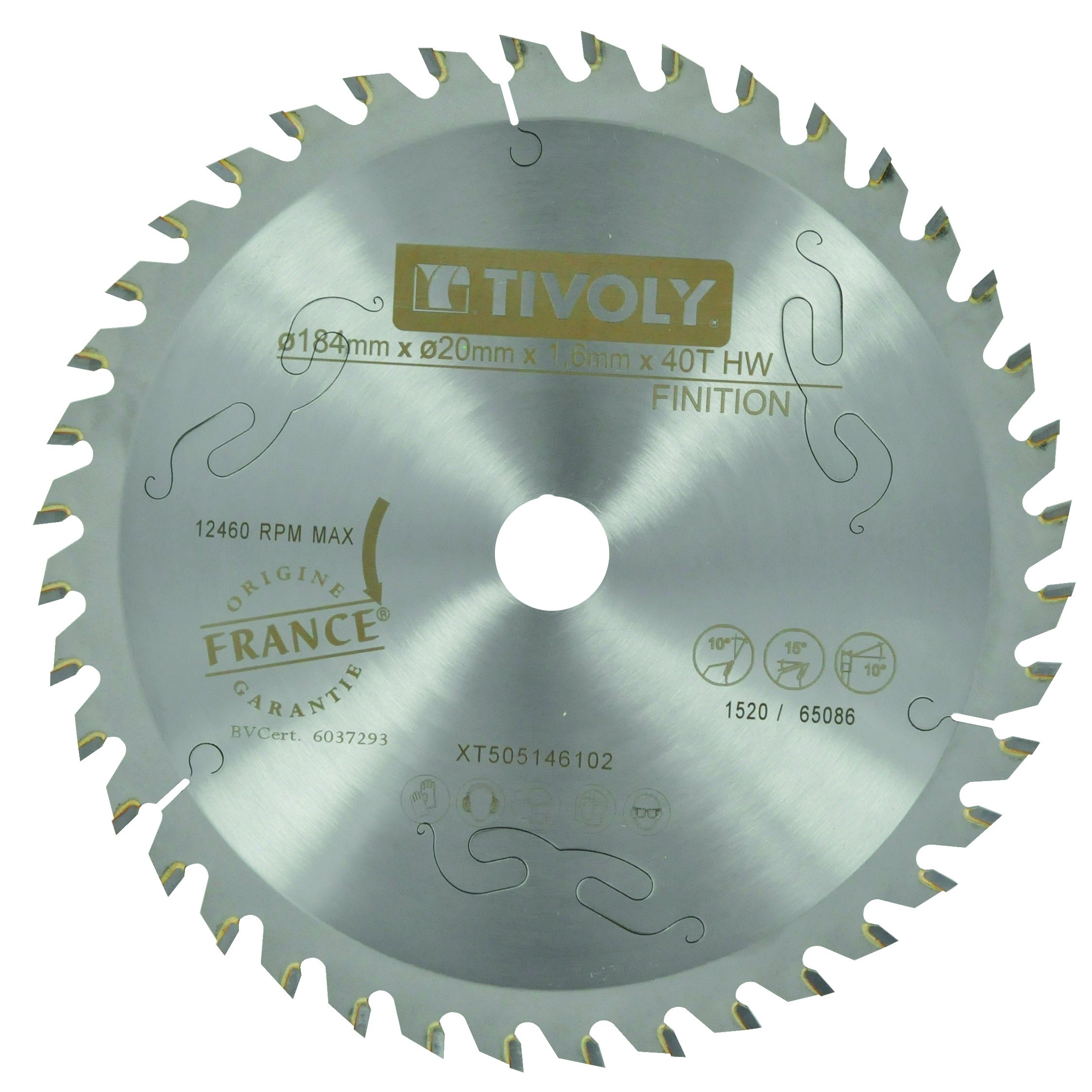 Tivoly xt505146102 Circular Saw Blade 184 cm, Steel