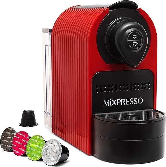 Espresso Capsule Coffee Machine by Mixpresso (Red) Amazon.ca Home
