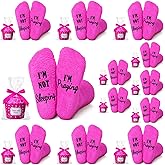 Shinymoon 12 Pairs Christian Pastor Gift Cupcake Socks Bulk Pastor Sock Christmas Appreciation Gifts for Women Men