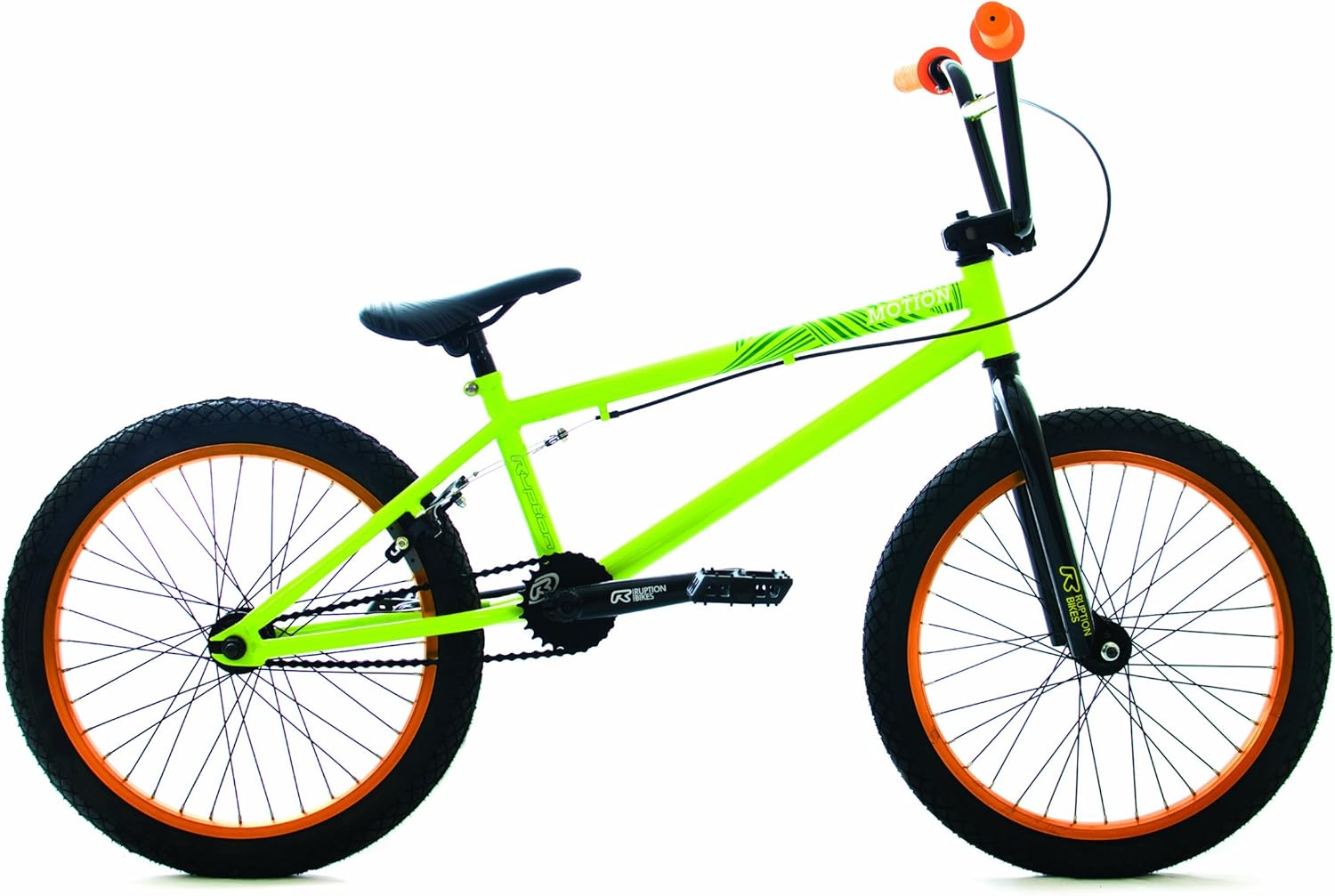Ruption Motion 2011 BMX Bike Lime Green/Black/Orange, 20 inch Amazon