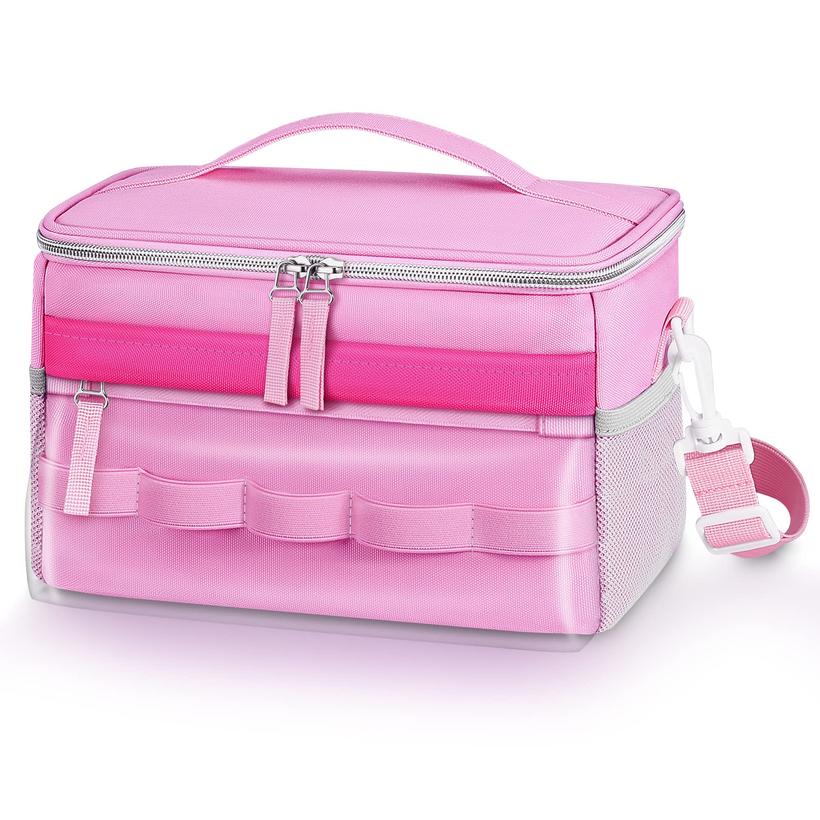 KENOBEE Bag for Toniebox, Large Capacity Carry Bag for Toniebox Starter Set, Audio Figures, Headphones and Accessories, Travel Bag for Toniebox (Bag Only), pink