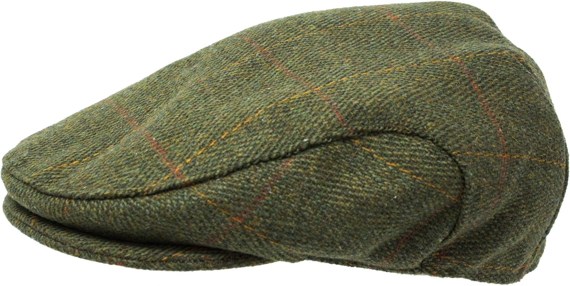 Tweed Flat Cap - Premium Scottish Tweed - Teflon Coated - Farmers/Shooting/Hunting/Equestrian/Outdoors/Country Check (XL - 60cm, Dark Tweed)
