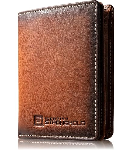 Amazon.com: Plinvo Genuine Leather Wallet for Men, Slim Bifold