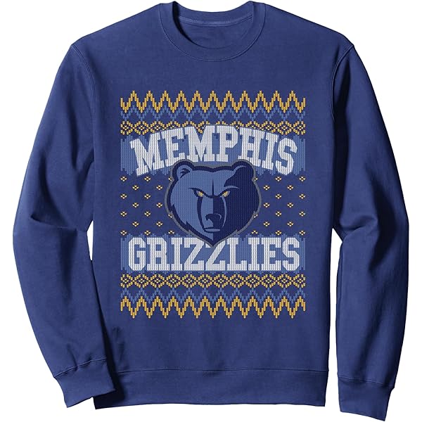 Amazon.com: NBA Memphis Grizzlies Ugly Christmas Sweater Style T