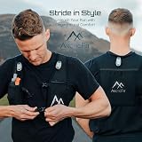 ArcticFit LED Running Vest Adjustable Reflective Hydration Phone Holder view 9