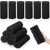Gulfmew 12 Pack 5.9'' Big Pre-Filter Sponge Foam Replacement | Filtration Kit for Aquarium, 0.8" Intake Shrimp Fry Fish Tank Filter, Replacement Foam Cover