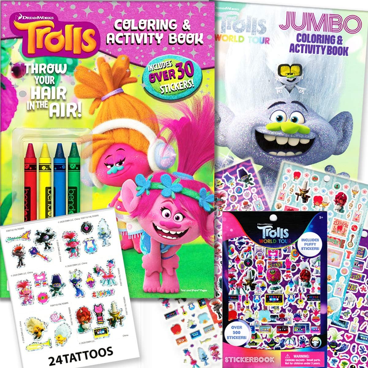 trolls activity set