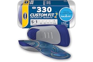 DR. SCHOLL'S Dr. Scholl’s Custom Fit Orthotics 3/4 Length Arch Support Shoe Inserts - Plantar Fasciitis Relief Insoles for Men and Women, Immediate All-Day Total Lower Body Pain Relief, FSA HSA Eligible, CF330