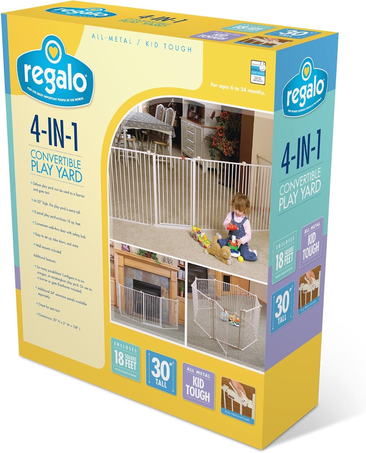 regalo 192 inch baby gate