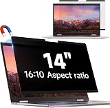 IPROKKO 14 Inch Magnetic Privacy Screen for Laptops 16:10 Anti Blue Light