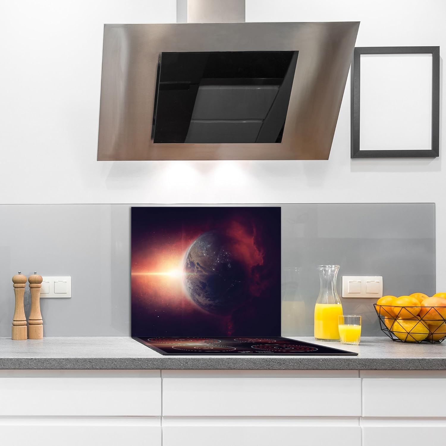 de gran tama?o 60 x 52 cm de cristal templado para cortar de cerámica