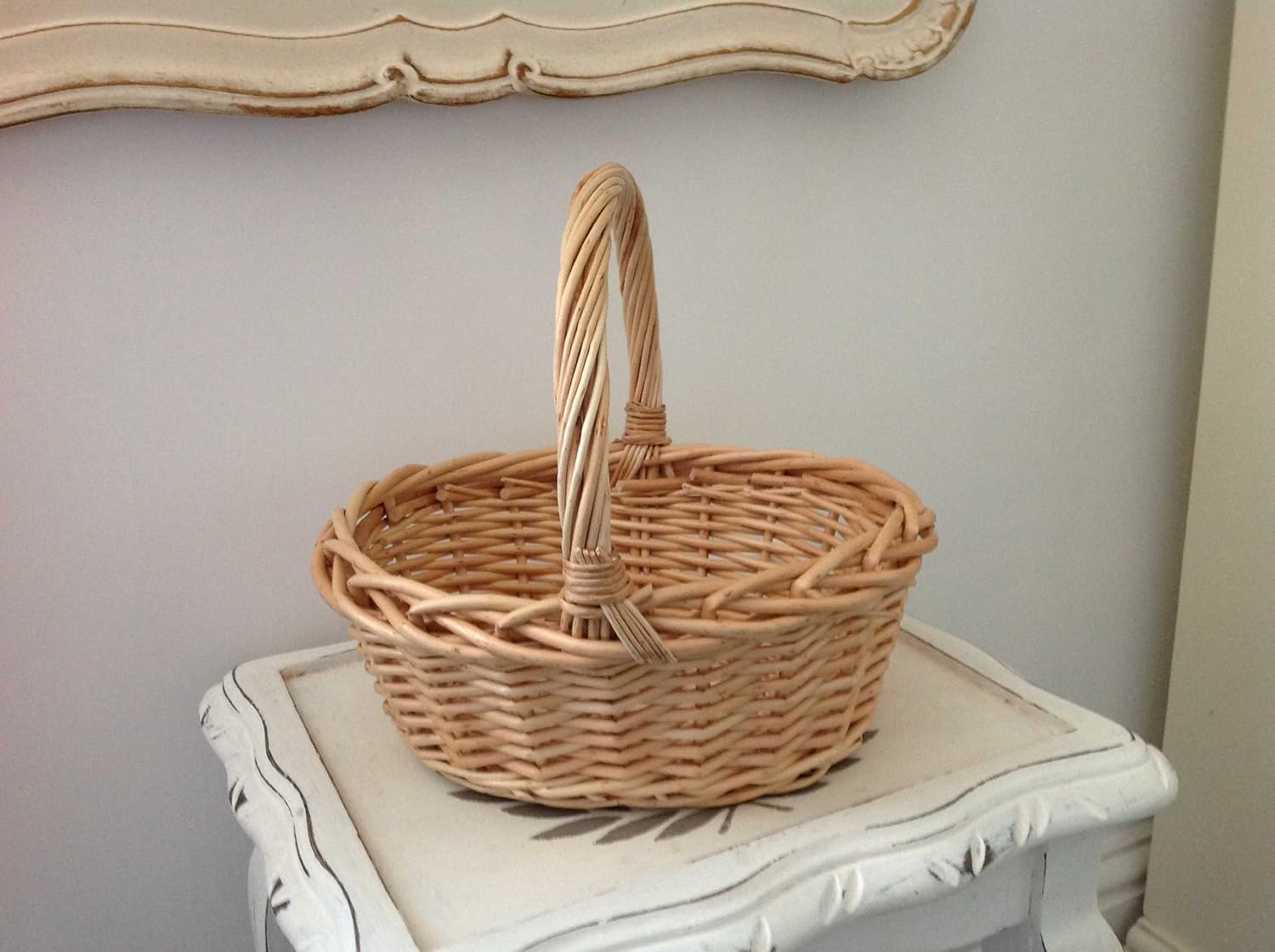child's small wicker basket