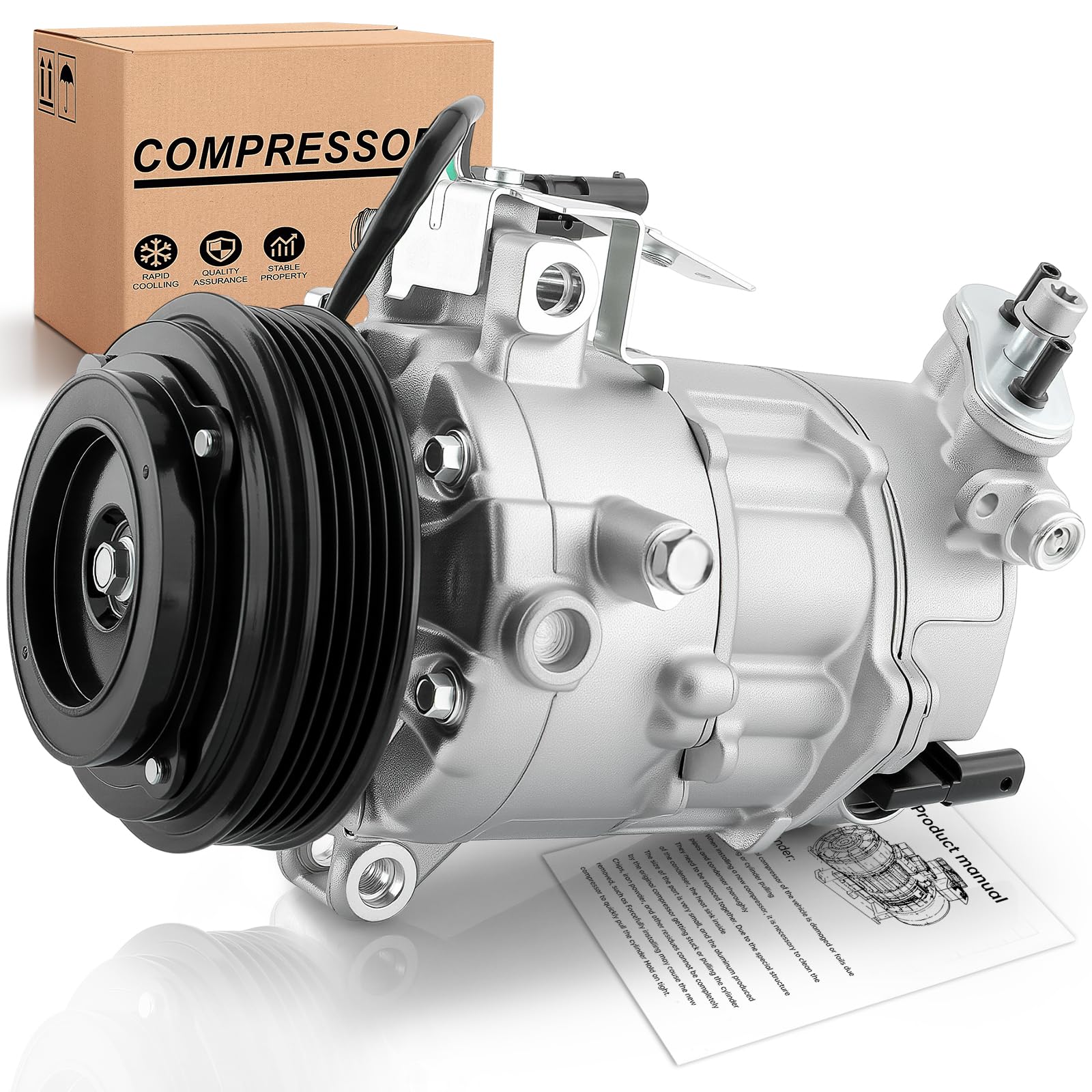 Photo 1 of Dacall Air Conditioner A/C Compressor Kit fit for Cadillac ATS 2.0/2.5 (2013-2019), CTS 2.0 (2014-2019), fit for Chevy Camaro 2.0 (2016-2023), Replace Part NO. 23192235, 84123928