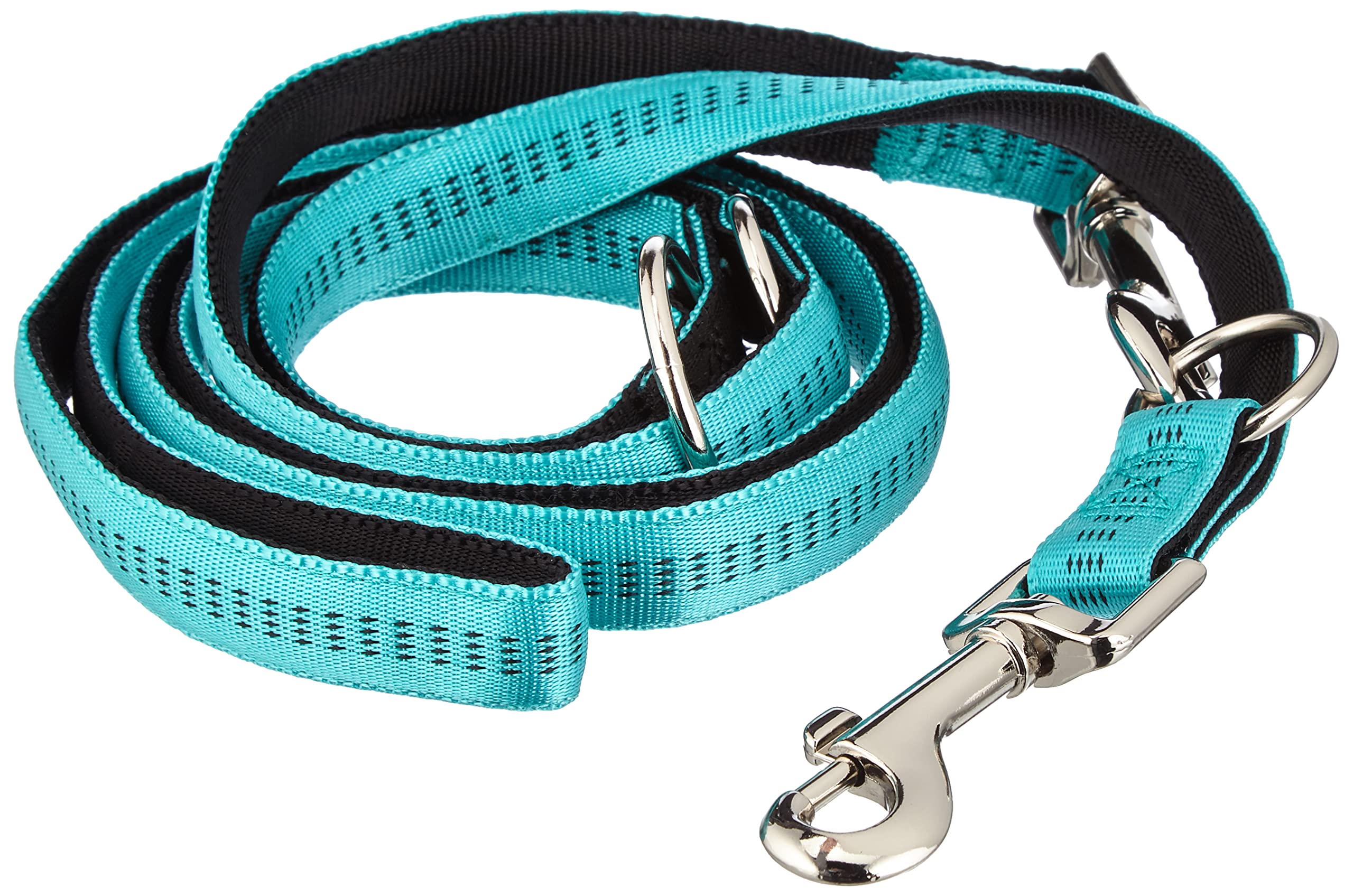 Nobby Soft Grip Dogs Training Leash, 200 cm Length x 20 mm Width, Turquoise