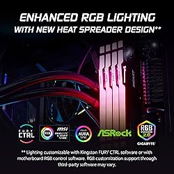 Kingston FURY Beast RGB 32GB (2x16GB) 5200MT/s DDR5