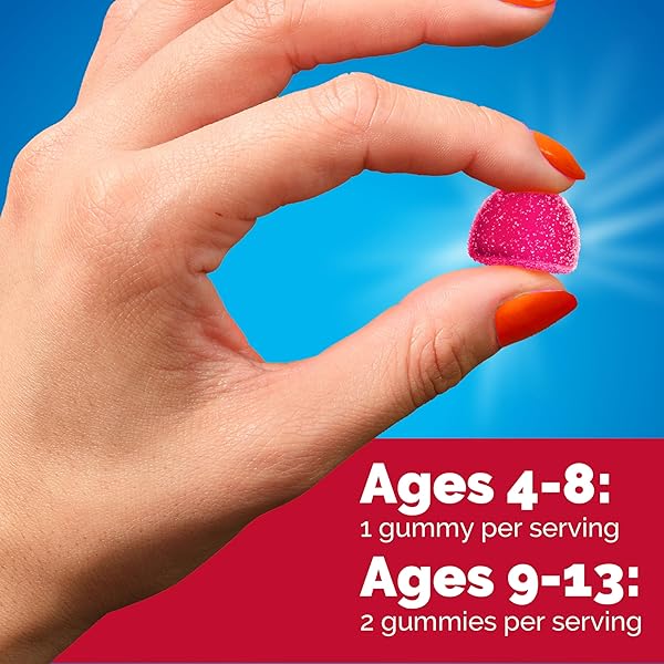 EMERGEN-C KIDZ IMMUNE+ IMMUNE SUPPORT DIETARY SUPPLEMENTS, FLAVORED GUMMIES WITH VITAMIN C, B VITAMINS AND VITAMIN D FOR IMMUNE SUPPORT, FUN-TASTIC FRUIT FLAVORED GUMMIES – 44 COUNT