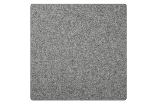 Filzmatte 13 mm dick 100% Schurwolle 43 x 43 cm Filz Industriefilz Wollfilz Filzplatte Filzunterlage