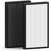 KJ350G Replacement Filter Compatible with TOSOT Air Cleaner Purifier KJ350G, True HEPA High-Efficiency Activated Carbon Filter, 2 Pack