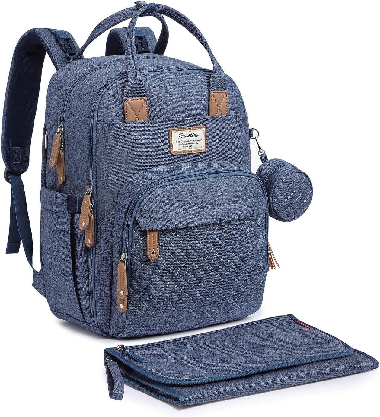 RUVALINO Baby Diaper Bag Backpack
