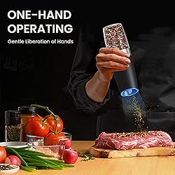 BELRIGO Battery Operated Salt And Pepper Grinder