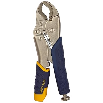 IRWIN T13T Steel Fast Release Curved Jaw Lock Plier, 7/175mm (Silver)