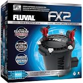 Fluval FX2 High Performance Canister Aquarium Filter | Multi-Stage Filtration, Built-in Powered Water Change System, and Basket-in-Basket Tray Design