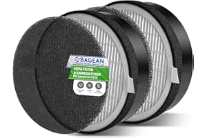 Bagean LV-H132 Replacement Filter for Levoit Air Purifier Compatible with Levoit Filter Replacement - Certified H13 True HEPA