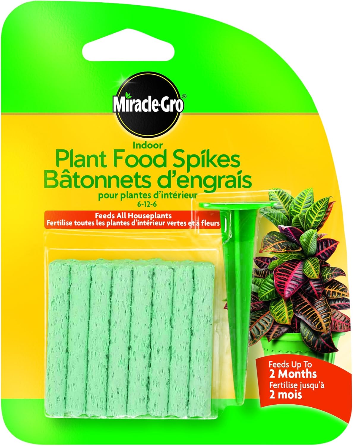 MiracleGro 1102521 Indoor Plant Food Spikes Tray 6126 Amazon.ca