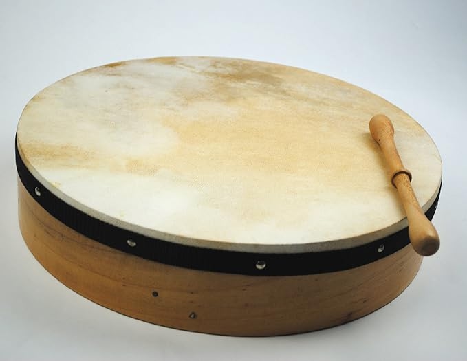 Bodhrán Irlandais 40,64cm (16'') Tambour et bâton Amazon.fr
