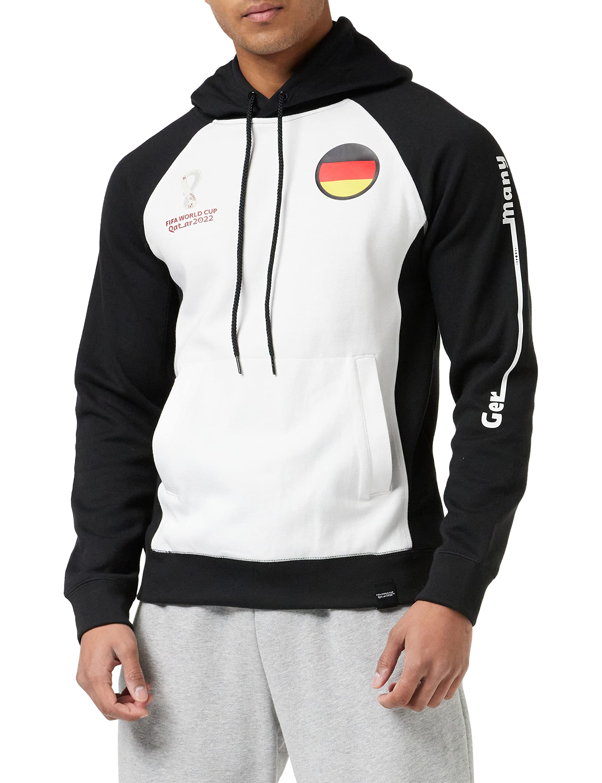 Germany, Official Fifa 2022 Overhead Hoodie Hooded Sweatshirt, Men's S
