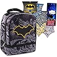 DC Batman Lunch Bag Set For Kids - Bundle with Insulated Batman School Lunch Box, Batman Stickers And More for Boys and Girls (Batman School Supplies)