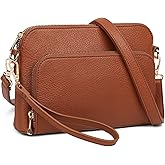Marvolia Crossbody Bag for Women - PU Leather Shoulder Bag Trendy Small Crossbody Purse Bag for Travel Work Party